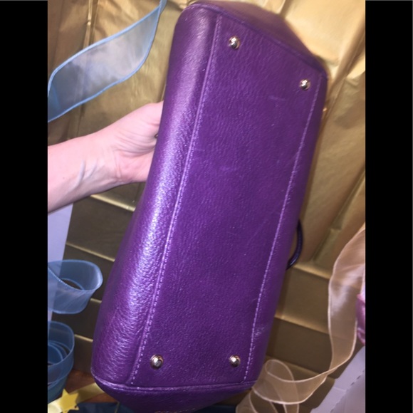 Coach’s Purple Leather Satchel/ updating - Picture 6 of 9